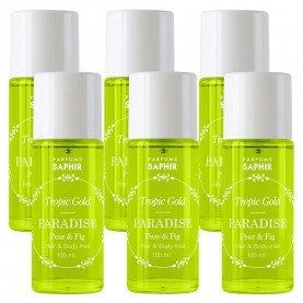 хигиена,тяло,saphir,tropic,gold,paradise,100ml,mist,6,units,yellow,(green)
