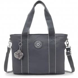 Чанта Kipling Minta L Up 20L tote bag - Grey (Moonlit Grey) чанта,всички,чанти,kipling,minta,l,up,20l,tote,bag,grey,(moonlit,grey)