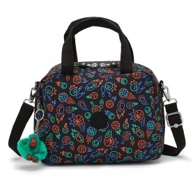 Чанта Kipling Miyo 8L lunch bag - Black (Sport Doodle) чанта,раници,kipling,miyo,8l,lunch,bag,black,(sport,doodle)
