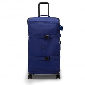 Kipling Spontaneous L 101L trolley bag - Blue (Diamond Wave Emboss) куфари,kipling,spontaneous,l,101l,trolley,bag,blue,(diamond,wave,emboss)