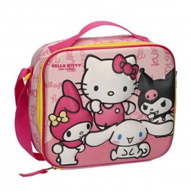 Чанта Cerdá 3D Hello Kitty and Friends lunch bag - Pink (Multicolor) чанта,раници,cerdá,3d,hello,kitty,and,friends,lunch,bag,pink,(multicolor)