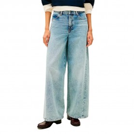 Дънки Tommy hilfiger Glis 70s Wide Leg high waist jeans - Blue (Ed Light Blue) дънки,мъжки,панталони,дамски,панталони,tommy,hilfiger,glis,70s,wide,leg,high,waist,jeans,blue,(ed,light,blue)