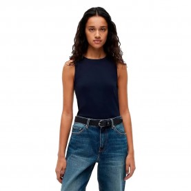 Тениска Tommy hilfiger Multistripe sleeveless T-shirt - Blue (Dark Night Navy) тениска,мъжки,тениски,дамски,тениски,tommy,hilfiger,multistripe,sleeveless,t,shirt,blue,(dark,night,navy)