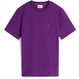 Тениска Tommy hilfiger MW0MW39102 short sleeve T-shirt - Purple (Tuscan Grape) тениска,мъжки,тениски,дамски,тениски,tommy,hilfiger,mw0mw39102,short,sleeve,t,shirt,purple,(tuscan,grape)