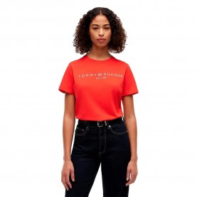 тениска,мъжки,тениски,дамски,тениски,tommy,hilfiger,ww0ww40276,plus,size,short,sleeve,t,shirt,red,(fire,red)