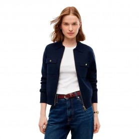 Блуза Tommy hilfiger WW0WW51415 sweater - Blue (Dark Night Navy) блуза,мъжки,пуловери,дамски,пуловери,tommy,hilfiger,ww0ww51415,sweater,blue,(dark,night,navy)