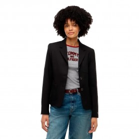 Сако Tommy hilfiger WW0WW51717 blazer - Black (Black) сако,дамски,сака,tommy,hilfiger,ww0ww51717,blazer,black,(black)