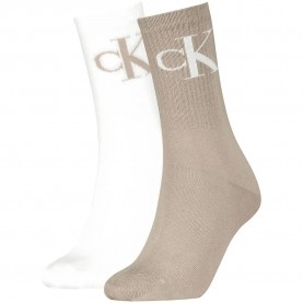 Чорапи Calvin klein 701228811 crew socks 2 pairs - Multicolor (Beige) чорапи,мъжки,чорапи,дамски,чорапи,calvin,klein,701228811,crew,socks,2,pairs,multicolor,(beige)