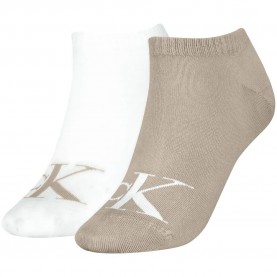 Чорапи Calvin klein 701228815 short socks 2 pairs - Multicolor (Beige) чорапи,мъжки,чорапи,дамски,чорапи,calvin,klein,701228815,short,socks,2,pairs,multicolor,(beige)