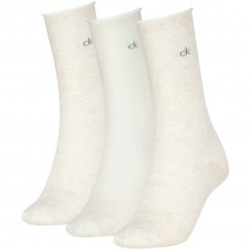 Чорапи Calvin klein 701234368 socks 3 pairs - Beige (Light Beige Melange) чорапи,мъжки,чорапи,дамски,чорапи,calvin,klein,701234368,socks,3,pairs,beige,(light,beige,melange)