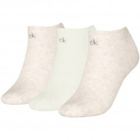 Чорапи Calvin klein 701234369 short socks 3 pairs - Beige (Light Beige Melange) чорапи,мъжки,чорапи,дамски,чорапи,calvin,klein,701234369,short,socks,3,pairs,beige,(light,beige,melange)