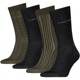 Чорапи Calvin klein 701241207 socks 4 pairs - Multicolor (Olive Green) чорапи,мъжки,чорапи,дамски,чорапи,calvin,klein,701241207,socks,4,pairs,multicolor,(olive,green)