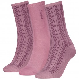 Чорапи Calvin klein Contrast Rib socks 3 pairs - Pink (Vintage Plum) чорапи,мъжки,чорапи,дамски,чорапи,calvin,klein,contrast,rib,socks,3,pairs,pink,(vintage,plum)