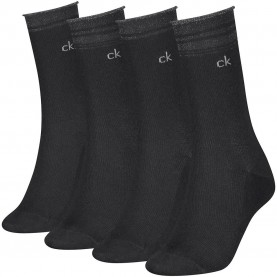 чорапи,мъжки,чорапи,дамски,чорапи,calvin,klein,lurex,stripe,socks,4,pairs,black,(black)