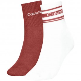Чорапи Calvin klein Sport Stripe short socks 2 pairs - Multicolor (Rust Red) чорапи,мъжки,чорапи,дамски,чорапи,calvin,klein,sport,stripe,short,socks,2,pairs,multicolor,(rust,red)