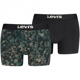 Боксерки Levi´s ® 701241921 Brief boxers 2 units - Multicolor (Green / Black) боксерки,мъжко,бельо,levi´s,®,701241921,brief,boxers,2,units,multicolor,(green,black)