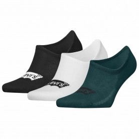 Чорапи Levi´s ® Batwing Logo Recycled no show socks 3 pairs - Multicolor (Green Combo) чорапи,мъжки,чорапи,дамски,чорапи,levi´s,®,batwing,logo,recycled,no,show,socks,3,pairs,multicolor,(green,combo)