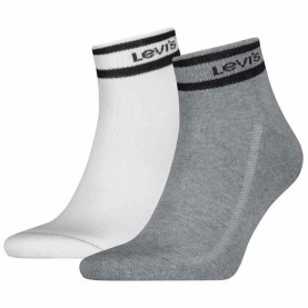чорапи,мъжки,чорапи,дамски,чорапи,levi´s,®,sport,stripe,quarter,short,socks,2,pairs,white,grey,(grey,white)