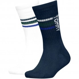 Чорапи Tommy hilfiger 701241836 crew socks 2 pairs - Multicolor (Navy) чорапи,мъжки,чорапи,дамски,чорапи,tommy,hilfiger,701241836,crew,socks,2,pairs,multicolor,(navy)