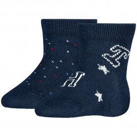 Чорапи Tommy hilfiger 701241843 socks 2 pairs - Blue (Tommy Original) чорапи,мъжки,чорапи,дамски,чорапи,tommy,hilfiger,701241843,socks,2,pairs,blue,(tommy,original)