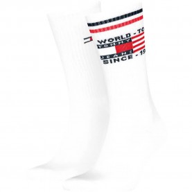 чорапи,мъжки,чорапи,дамски,чорапи,tommy,hilfiger,701242192,crew,socks,2,pairs,white,(white)
