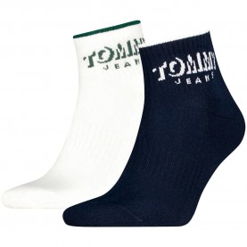 Чорапи Tommy hilfiger 701242195 Quarter short socks 2 pairs - Multicolor (Navy) чорапи,мъжки,чорапи,дамски,чорапи,tommy,hilfiger,701242195,quarter,short,socks,2,pairs,multicolor,(navy)