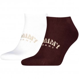 Чорапи Tommy hilfiger 701242196 short socks 2 pairs - Multicolor (Deep Rouge) чорапи,мъжки,чорапи,дамски,чорапи,tommy,hilfiger,701242196,short,socks,2,pairs,multicolor,(deep,rouge)