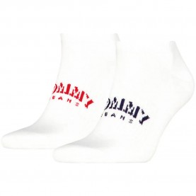 Чорапи Tommy hilfiger 701242196 short socks 2 pairs - White (White) чорапи,мъжки,чорапи,дамски,чорапи,tommy,hilfiger,701242196,short,socks,2,pairs,white,(white)