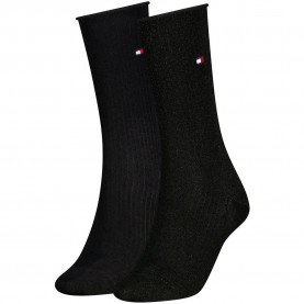 Чорапи Tommy hilfiger 701243423 socks 2 pairs - Black (Black) чорапи,мъжки,чорапи,дамски,чорапи,tommy,hilfiger,701243423,socks,2,pairs,black,(black)