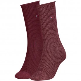 Чорапи Tommy hilfiger 701243423 socks 2 pairs - Red (Deep Rouge) чорапи,мъжки,чорапи,дамски,чорапи,tommy,hilfiger,701243423,socks,2,pairs,red,(deep,rouge)