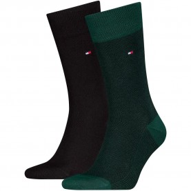 Чорапи Tommy hilfiger Birdseye socks 2 pairs - Multicolor (Deep Green) чорапи,мъжки,чорапи,дамски,чорапи,tommy,hilfiger,birdseye,socks,2,pairs,multicolor,(deep,green)