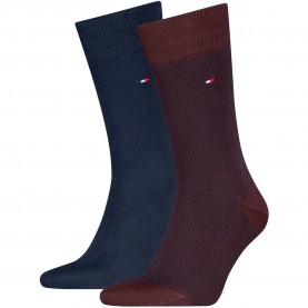 Чорапи Tommy hilfiger Birdseye socks 2 pairs - Multicolor (Deep Rouge) чорапи,мъжки,чорапи,дамски,чорапи,tommy,hilfiger,birdseye,socks,2,pairs,multicolor,(deep,rouge)