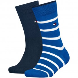 Чорапи Tommy hilfiger Breton Stripe socks 2 pairs - Blue (Bright Blue) чорапи,мъжки,чорапи,дамски,чорапи,tommy,hilfiger,breton,stripe,socks,2,pairs,blue,(bright,blue)