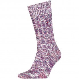 Чорапи Tommy hilfiger Mouline Slub socks - Purple (Navy) чорапи,мъжки,чорапи,дамски,чорапи,tommy,hilfiger,mouline,slub,socks,purple,(navy)