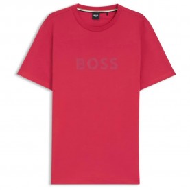 Тениска BOSS 10249533 short sleeve T-shirt - Red (Dark Red) тениска,мъжки,тениски,дамски,тениски,boss,10249533,short,sleeve,t,shirt,red,(dark,red)
