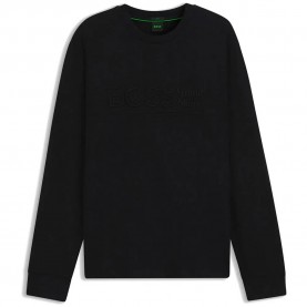 Тениска BOSS Cord 10282277 GREEN long sleeve T-shirt - Black (Black) тениска,мъжки,тениски,дамски,тениски,boss,cord,10282277,green,long,sleeve,t,shirt,black,(black)
