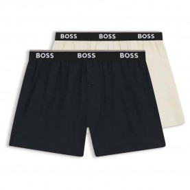 Къси панталони BOSS EW 10269547 pyjama shorts - Multicolor (Open White) къси,панталони,мъжки,пижами,boss,ew,10269547,pyjama,shorts,multicolor,(open,white)