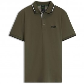BOSS Paddy Pro 10226584 GREEN short sleeve polo - Green (Open Green) дамски,блузи,с,яка,мъжки,блузи,с,яка,boss,paddy,pro,10226584,green,short,sleeve,polo,green,(open,green)