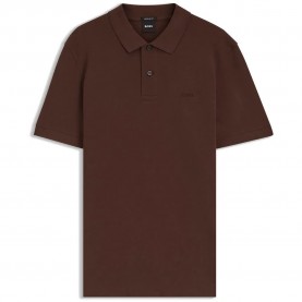 BOSS Pallas 10278258 short sleeve polo - Brown (Dark Brown) дамски,блузи,с,яка,мъжки,блузи,с,яка,boss,pallas,10278258,short,sleeve,polo,brown,(dark,brown)