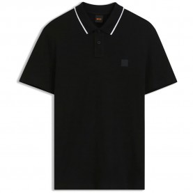 BOSS Passerford 10280967 ORANGE Polo - Black (Black) дамски,блузи,с,яка,мъжки,блузи,с,яка,boss,passerford,10280967,orange,polo,black,(black)