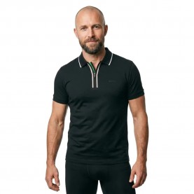 BOSS Philix 10272836 GREEN short sleeve polo - Black (Black) дамски,блузи,с,яка,мъжки,блузи,с,яка,boss,philix,10272836,green,short,sleeve,polo,black,(black)