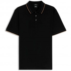 BOSS Phillipson 10277803 short sleeve polo - Black (Black) дамски,блузи,с,яка,мъжки,блузи,с,яка,boss,phillipson,10277803,short,sleeve,polo,black,(black)