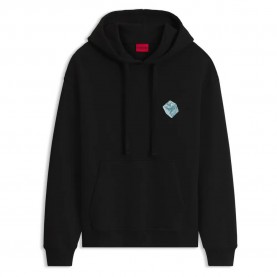 Суичър HUGO 50568581 RED hoodie - Black (Black) суичър,мъжки,пуловери,hugo,50568581,red,hoodie,black,(black)