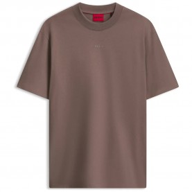 тениска,мъжки,тениски,дамски,тениски,hugo,dapolino,10248326,red,short,sleeve,t,shirt,brown,(rust,copper)