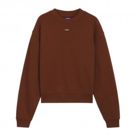 Блуза HUGO Delessa 1 10249110 BLUE sweatshirt - Brown (Brown Overflow) блуза,дамски,блузи,hugo,delessa,1,10249110,blue,sweatshirt,brown,(brown,overflow)