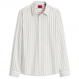 Риза с дълъг ръкав HUGO Emero 10273614 RED long sleeve shirt - White (Natural) риза,с,дълъг,ръкав,дамски,ризи,мъжки,ризи,hugo,emero,10273614,red,long,sleeve,shirt,white,(natural)