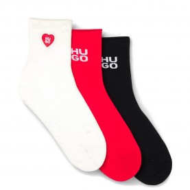 чорапи,мъжки,чорапи,дамски,чорапи,hugo,heart,cc,w,10279085,red,socks,3,pairs,multicolor,(open,miscellaneous)