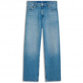 Дънки HUGO Leni 10281200 BLUE jeans - Blue (Bright Blue) дънки,мъжки,панталони,дамски,панталони,hugo,leni,10281200,blue,jeans,blue,(bright,blue)