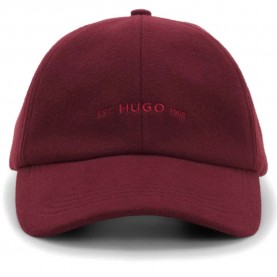 Шапка HUGO Met 10283241 RED cap - Red (Dark Pink) шапка,всички,шапки,hugo,met,10283241,red,cap,red,(dark,pink)
