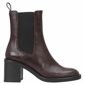 HUGO Nalie 10284949 RED booties - Brown (Dark Brown) дамски,боти,мъжки,боти,hugo,nalie,10284949,red,booties,brown,(dark,brown)